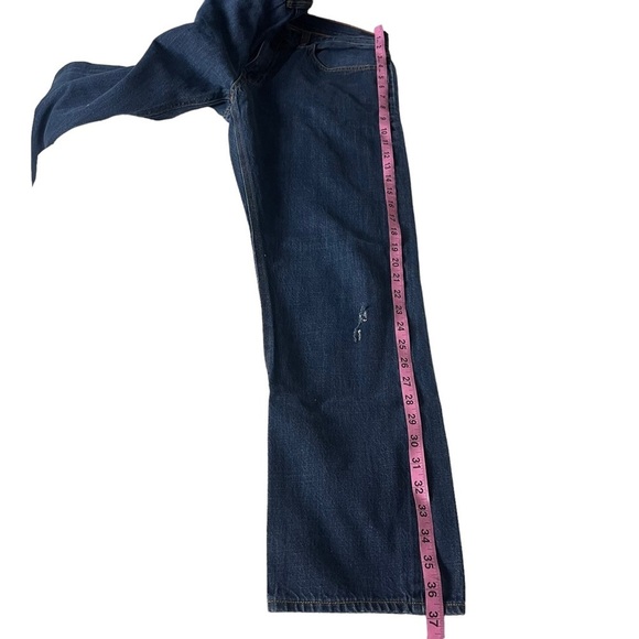 J Crew Factory Distressed The Sutton Straight Leg Blue Men’s Jeans  32x30 - Picture 11 of 11